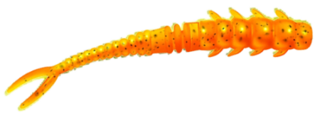 Приманка ZUB-Dragon 35мм(1,4") -12шт, (цвет 250) морковный с блестками