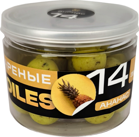 Бойлы CARPELLA Вареные 14мм Ананас (35г)