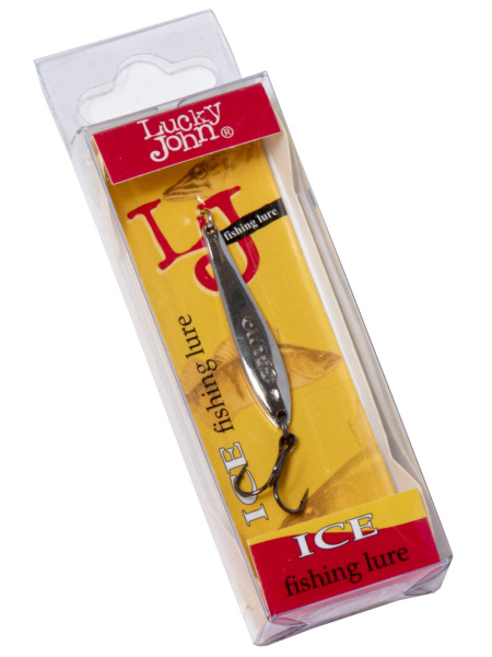 Блесна вертикал. зим. Lucky John S-4 с тр. 11.0г S блистер