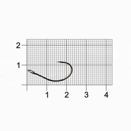 Крючок Dunaev Trout Super Black # 2 (упак. 7 шт)