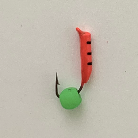 Безнасадка 1,5 красный, неоновый шар, 0,2гр. зеленый