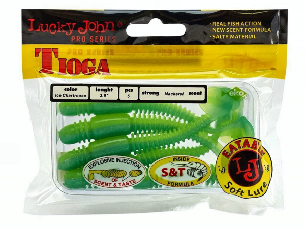 Виброхвосты съедоб. искусст. LJ Pro Series TIOGA 3.9in (10.00)/T57 5шт. Виброхвосты съедоб. искусст. LJ Pro Series TIOGA 3.9in (10.00)/T57 5шт.