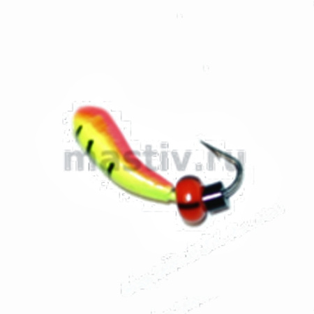 Уралка 3 отверстие художественный(жёлт.), бисер, 0,5гр.