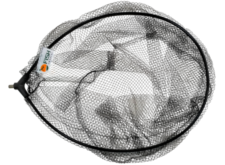 Голова для подсачека 50 х 40 х 35см (Д х Ш х Г), сетка леска, ячейка 7 мм, рамка аллюм,  вес 120 гр.