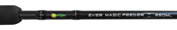Удилище фидерное "EVER MAGIC FEEDER" FISH CRYSTAL , тест до 60 г, 3.60 м, 3+3 tips Удилище фидерное "EVER MAGIC FEEDER" FISH CRYSTAL , тест до 60 г, 3.60 м, 3+3 tips