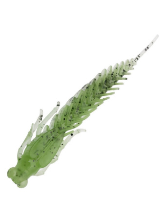 Приманка ZUB-LARVA  80мм(3,2")-5шт, (цвет 505) зеленый с блестками