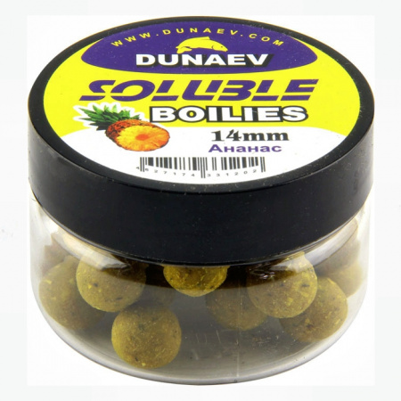 Бойлы DUNAEV Пылящие 14мм Ананас (50г)