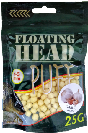 Плавающая насадка PUFF воздушное тесто 4-5 мм.ЧЕСНОК белый