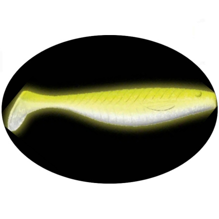 Приманка ZUB-PROVOCATOR 170мм(6,7")-3шт, (цвет 404) желтый светящийся