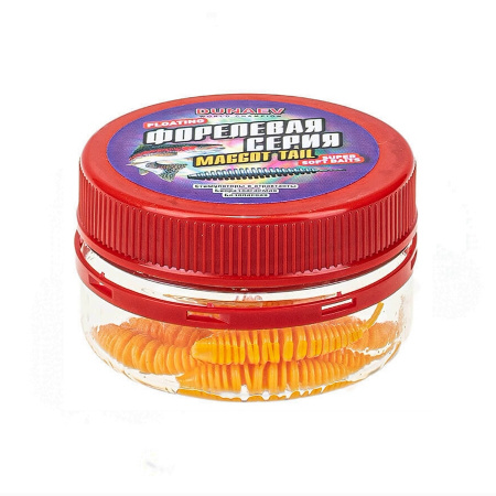 Приманка DT-MAGGOT-TAIL 35мм-8шт, цвет (302) сырный