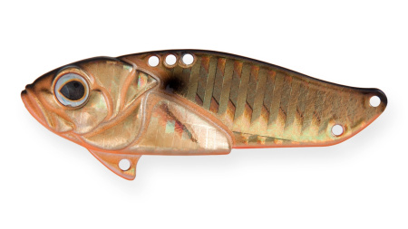 Блесна-Цикада Strike Pro Cyber Vibe 45, 45 мм, 9,1 гр, цвет: Black Back Smoked OB, (JG-005C#613-713)