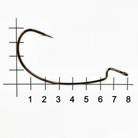 Оффсетный крючок VARIVAS Hooking Master Monster Class №10/0