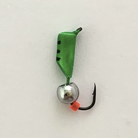 Столбик с белым шариком 3,0 мм ЗЕЛЕНЫЙ