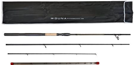 Удилище фидерное "DUNA" тест до 100GR,3,60м, 3+3 (2oz, 1,5oz ,1oz Carb.)Carb 30T+40T
