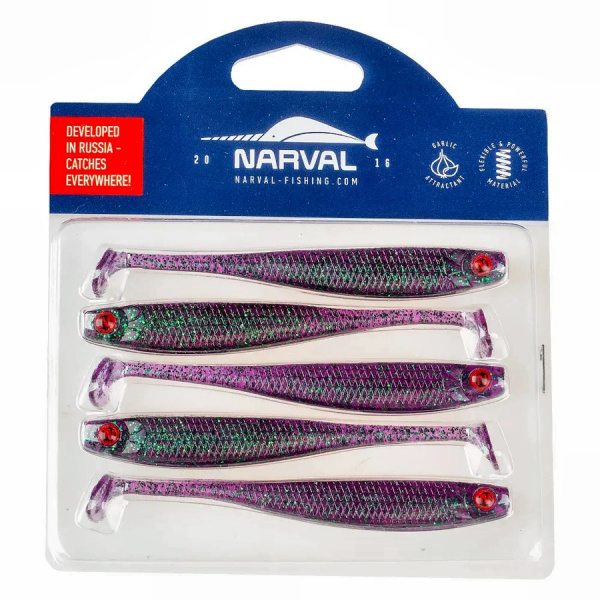 Мягкие приманки Narval Fishing Skinny 10cm #017-Violetta