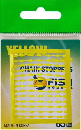 Мягкие стопоры на рамке, цвет жёлтый (1х65 шт.)
