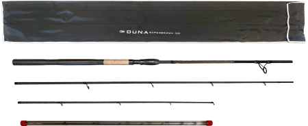 Удилище фидерное "DUNA" тест до 100GR,4,20м, 3+3 (2oz, 1,5oz ,1oz Carb.)Carb 30T+40T