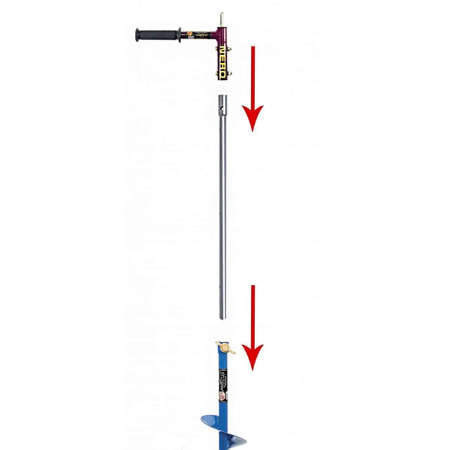 Вставка 545мм для ледобуров телескопических NERO (203-110Т, 203-130Т, 203-150Т)