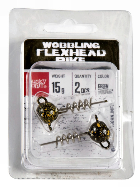 Груз-головки спираль LJ 3D BBS Series Wobbling Flexhead Pike 015г 2шт.