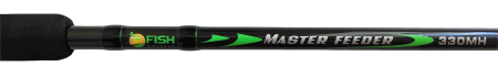 Удилище фидерное "MASTER FEEDER" FISH CRYSTAL , тест 60-120  г, 3,30 м, 3+3 tips