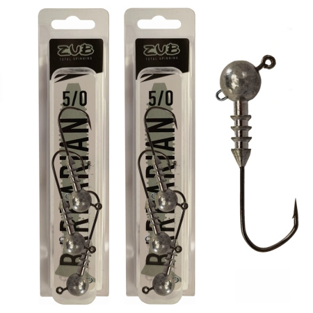 Джиг головка ZUB Barbarian (крючок 5\0) 18г.( упак. 3 шт)
