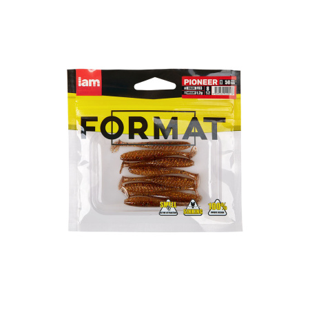 Силиконовая приманка FORMAT PIONEER 50mm (8шт.) цвет F03