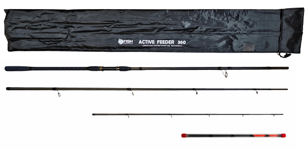 Удилище фидерное "ACTIVE FEEDER", тест до 120 г, 3,60 м, 3+3, (1,5oz - стекл., диам. 2,2)