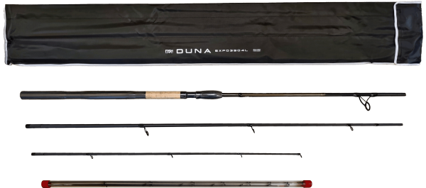 Удилище фидерное "DUNA" тест до 60GR,3,90м, 3+3 (1.75oz, 1,5oz ,1oz Carb.)Carb 30T Удилище фидерное "DUNA" тест до 60GR,3,90м, 3+3 (1.75oz, 1,5oz ,1oz Carb.)Carb 30T