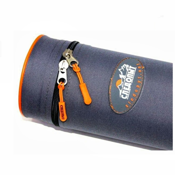 Тубус для удилищ "СЛЕДОПЫТ" d-110 мм, L-145 см, цв. серый/6/