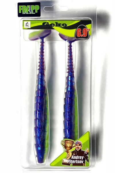 Приманка силиконовая Frapp Geko 6,9" #PAL06 (2 шт/уп)