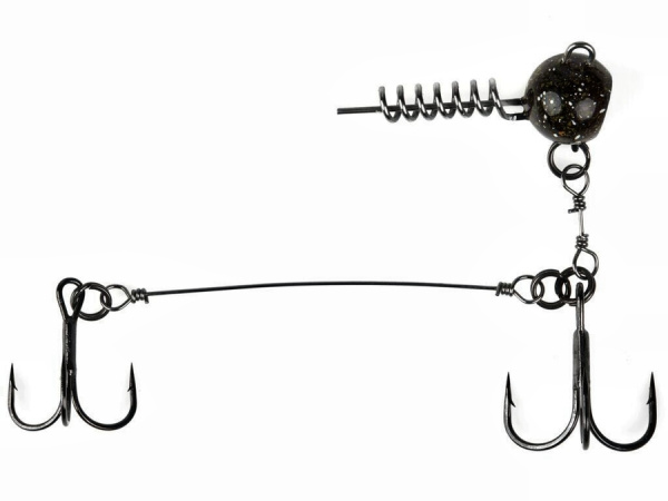 Оснастка стальная Lucky John DEEP PIKE STINGER RIG L+FLEXHEAD 10г