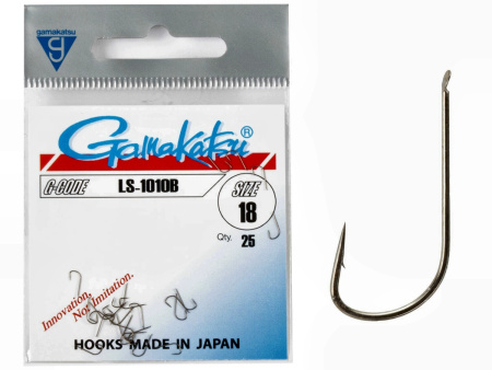 Крючки Gamakatsu LS-1010B HOOKS BRONZE разм. 18 25шт. Крючки Gamakatsu LS-1010B HOOKS BRONZE разм. 18 25шт.
