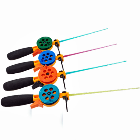 Удочка зимняя "WestMan" 55 ПП  ручка (длина 90мм) неопрен. (хлыст поликарбонат.) 5шт/уп 