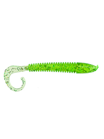Приманка ZUB-MINOGA  90мм(3,5")-5шт, (цвет 351) шартрез с блестками Приманка ZUB-MINOGA  90мм(3,5")-5шт, (цвет 351) шартрез с блестками