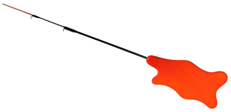 Удочка зимняя универсальная телескопическая Profilux "Универсальная", Среднежесткая, оранжевая ручка