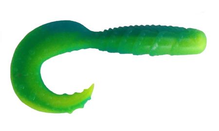 Приманка ZUB-HIBINA 180мм(7,1")-2шт, (цвет 020) синий верх-желтый низ