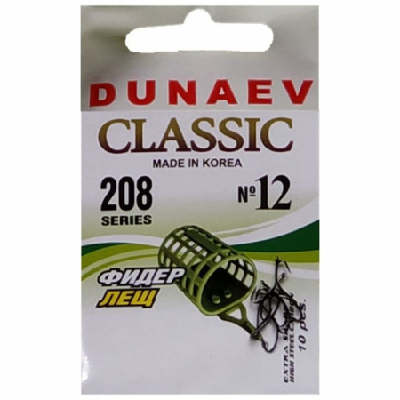 Крючок Dunaev Classic 208 #12 (упак. 10 шт)