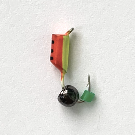 Столбик с черным шариком 2,5 мм КРАСНО-ЖЕЛТЫЙ