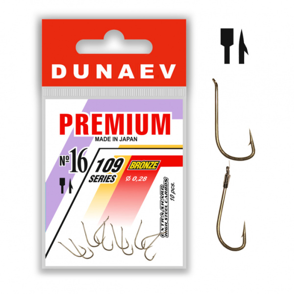 Крючок Dunaev Premium 109 #11 (упак. 10 шт)