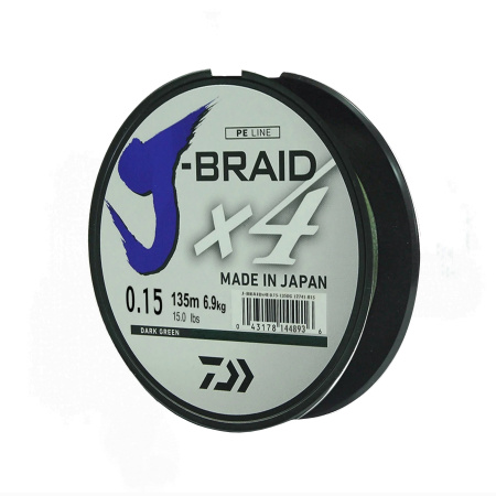 Шнур Daiwa J-Braid X4 0.15 mm