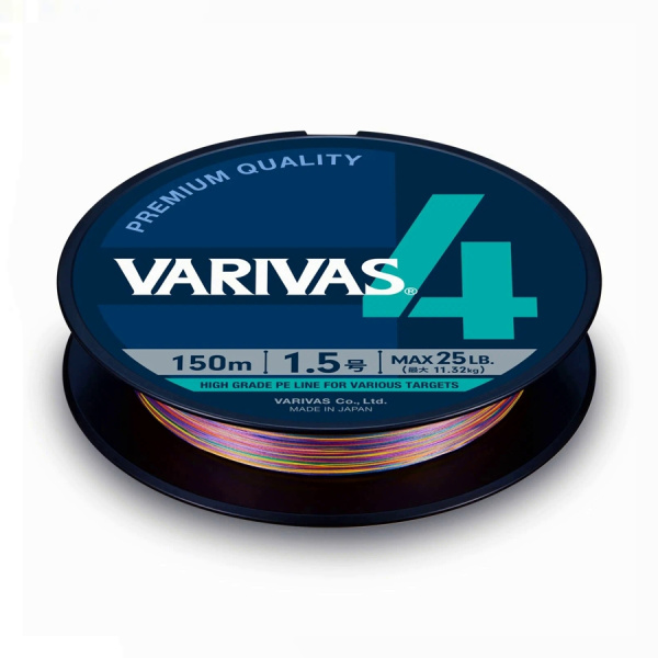 Плетеный шнур VARIVAS PE 4 150m 1.5 Marking