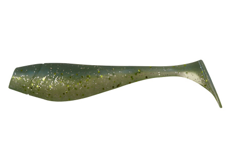 Съедобный силикон виброхвост AKKOI PUFFY 115 OR16