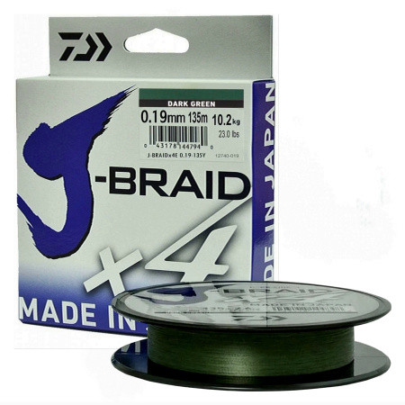 Шнур Daiwa J-Braid X4 0.19 mm