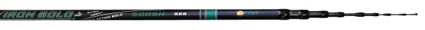 Удилище тел. с кольцами (болонское) "IRON BOLO" FISH CRYSTAL , длина 5 м (30-80Gr) CARBON 30T+40T