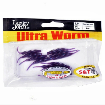 Слаги съедобные искусственные LJ Pro Series ULTRAWORM 1,4in (03.50)/S63 12шт.