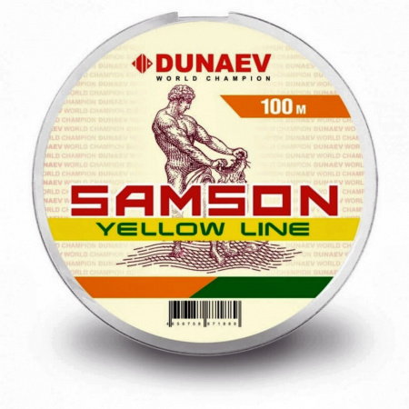 Леска Dunaev Samson Yellow 0.36мм 100м