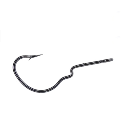 Крючок офсетный FS DOUBLE LOCK WORM, №2/0, покрытие BN (4 шт)