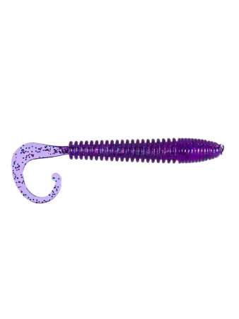 Приманка ZUB-MINOGA  90мм(3,5")-5шт, (цвет 610) фиолетовый с блестками Приманка ZUB-MINOGA  90мм(3,5")-5шт, (цвет 610) фиолетовый с блестками