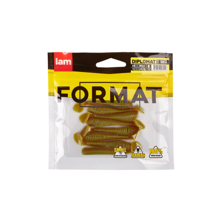 Силиконовая приманка FORMAT DIPLOMAT 50mm (8шт.) цвет F22
