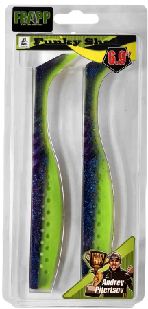 Приманка силиконовая Frapp Funky Shad 6,9" #PAL06 (2 шт/уп)